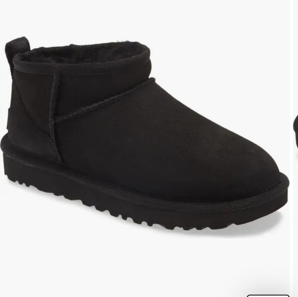 UGG Black Classic Mini Boots